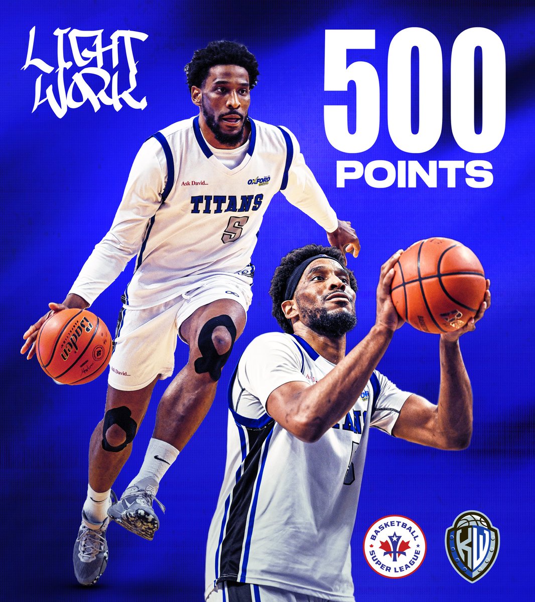 Keep it light 👀 Jaquan Lightfoot joins the 500 point club of the @BSL_TBL
