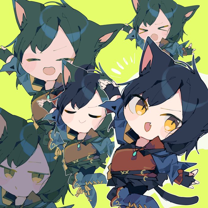 「cat ears fang」 illustration images(Latest)｜5pages