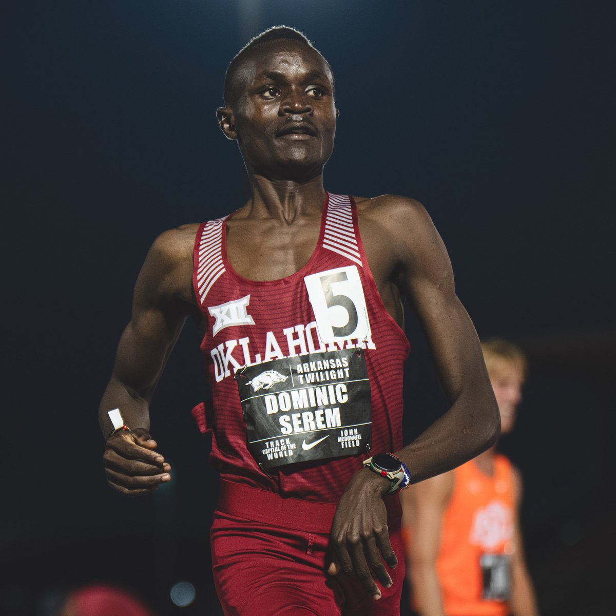 Dominic Serem records a collegiate personal-best of 3:41.35 for sixth place in the men's 1,500-meter run.

Serem climbs to No. 3 on OU's all-time outdoor list!