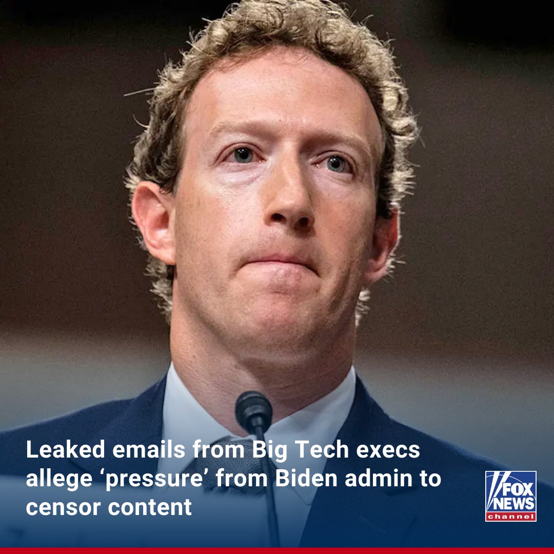 'DAMNING' REPORT: Leaked internal communications of executives from Big Tech companies are shedding light on the extent to which the Biden administration attempted to muzzle the platforms. trib.al/imZwVxE