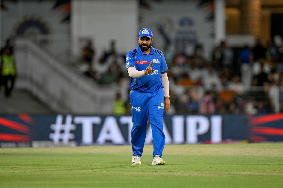 Chawla said 'Rohit Sharma just had a mild back-stiffness so it was a just precautionary thing'. 

[Rohit as an impact player]