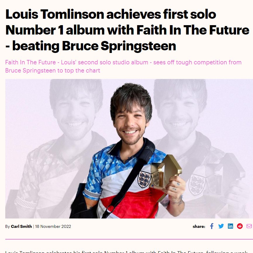 Saw Springsteen is trending in Music. Made me remember one of the best days of the Louis Tomlinson fandom