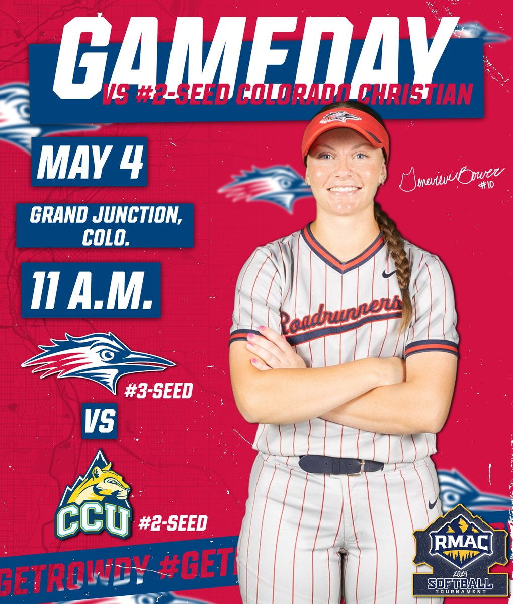 Fighting for a 'ship today 😤🏆

😈 #2-seed <a href="/ccu_softball/">Colorado Christian Softball</a>
🕚 11 a.m.
📍 Grand Junction, Colo.
🖥️ bit.ly/3EtZrYU
📊 bit.ly/3wanNGO
📰 bit.ly/4a45bWJ
🗒️ bit.ly/4aYRCcx
🏆 bit.ly/3wdW342

#GetRowdy🔴🔵