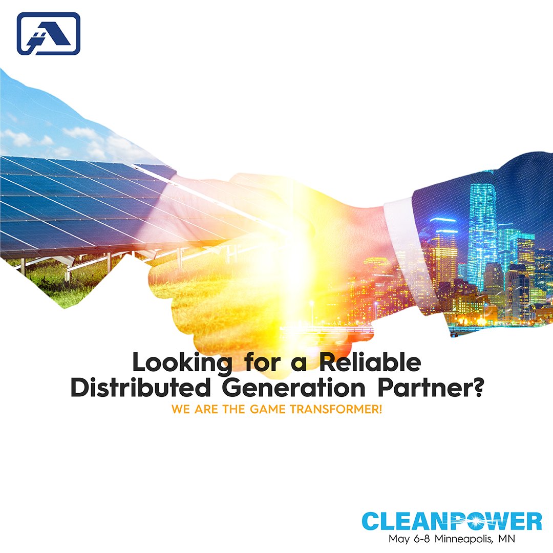 #AdonRenewables would like to be your preferred Distributed Generation Partner! Meet us at CLEANPOWER 2024 May 6-9th! zurl.co/c6v8 

We're transforming microgrid solutions with our game-changing #AdonPowerBox!

#CLEANPOWER2024 #MicrogridTechnology