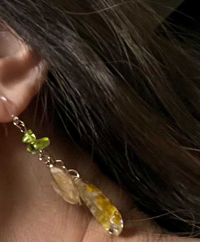 manyontetunyon's tweet image. これから下北沢DY CUBEへ向かいます🎸

ぶんちゃん @bunbunmarufumi 
FMさん@fm760fm 
のピアス連れて行きまーす😍

アレルギー時期だけど
金属部分を樹脂に変更してくれたから
全然痛くないよー☺️
ぶんちゃんありがとう❤️

 #AnotherBlend
 #花と星のMelody