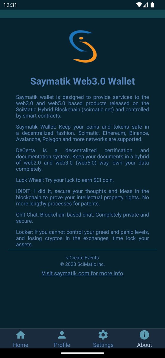 Prenez le contrôle de vos actifs numériques avec le portefeuille Saymatik Web3. Gérez votre portefeuille numérique en toute transparence sur plusieurs chaînes de blocs. #Crypto #Wallet #investissement #MonnaieNumérique