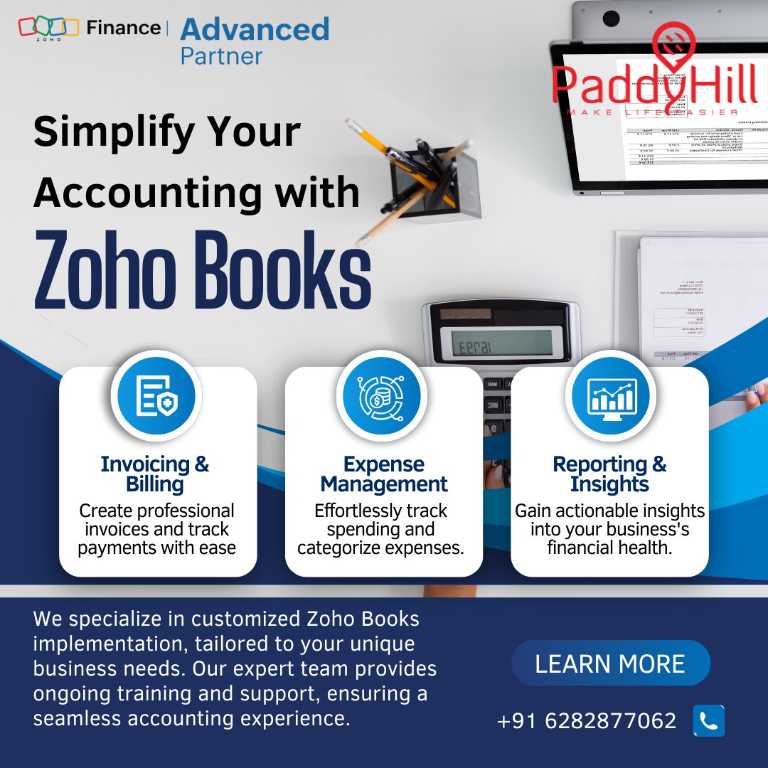 paddyhillcs's tweet image. 📞Contact us today for the consultation and implementation of Zoho Books!
paddyhill.com
contact@paddyhill.com
+91 6282877062

#Zoho #zohobooks #paddyhillcs #finance #indianbusiness #PCS