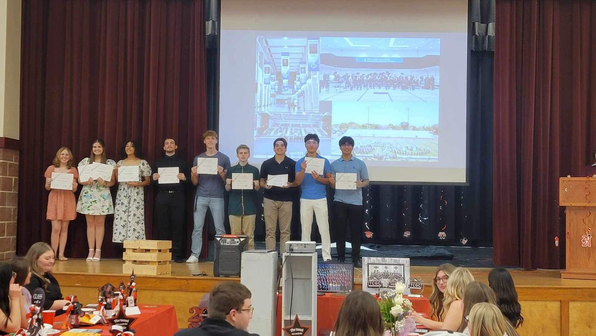 BC_HS_BAND's tweet photo. Class of 2024 Senior band banquet🎓 Congratulations to our 39 seniors and the rest of our band!! Additional thanks to all the family and friends that came out to celebrate tonight!! ‼️Next Stop Graduation‼️ https://t.co/nJ4y94ip1S