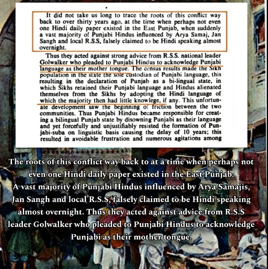 Sons of Gangus who were left the mother tongue Panjabi due to  the Arya samaj's  propaganda. Your ancestors betrayed with Panjabi boli . Please Gangu putar you don't talk about Panjabi 😂😂😂