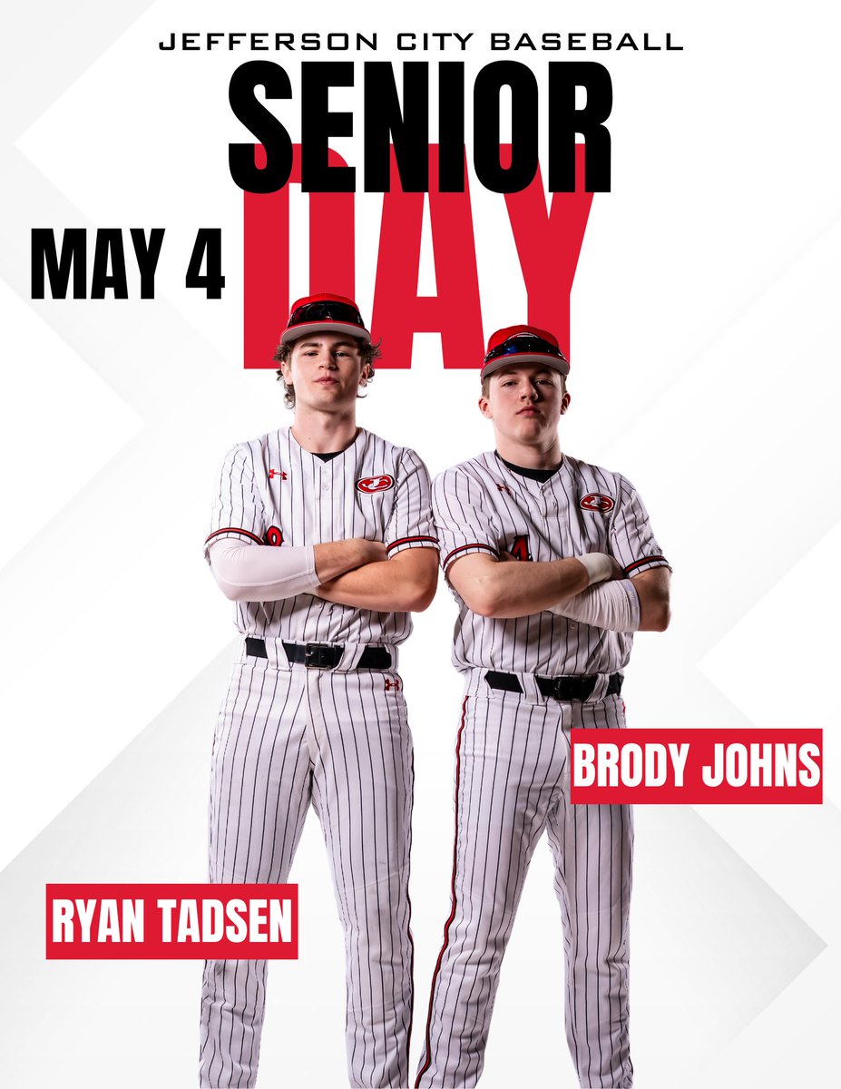 jcjays_baseball's tweet photo. Tomorrow is Senior Day, come out and celebrate our two seniors with us!!! We play a double header vs Liberty with the first game starting at 9:30am and the Senior celebration will happen between games!! https://t.co/D7iaHpttcZ