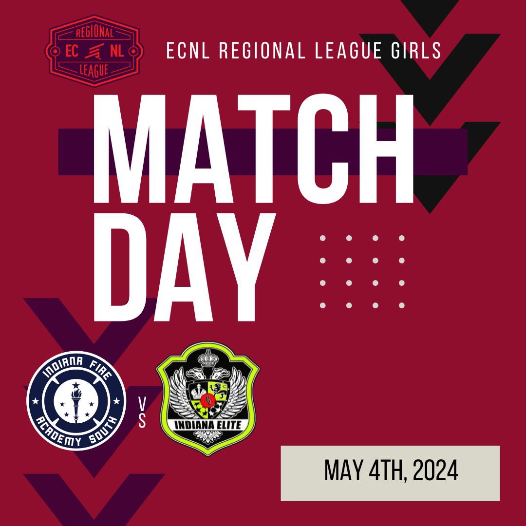 Indiana Elite FC (@indianaelitefc) on Twitter photo Next up Our girls host matches against <a href="/INFireJrsSouth/">IndianaFireJrsSouth</a> this weekend in our latest <a href="/ECNLgirls/">ECNL Girls</a> RL competitions. Next up Our girls host matches against <a href="/INFireJrsSouth/">IndianaFireJrsSouth</a> this weekend in our latest <a href="/ECNLgirls/">ECNL Girls</a> RL competitions.