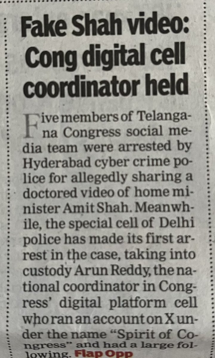 The arrest of Shri Arun Reddy over the fake Shah video is condemnable. It reeks of political vendetta, especially during election season. We demand the immediate release of Arun Reddy and stand against such blatant misuse of power. #HaathBadlegaHalaat #Mumbai