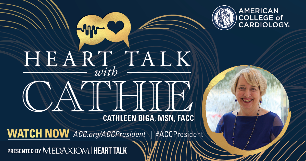 Curious about dyad leadership? Learn from the pros! #ACCPresident @CathieBiga recently discussed the power of dyad leadership in transforming and leading CV care with a panel of experts. Watch the full HeartTalk chat here, presented by @MedAxiom 👉 bit.ly/4d6CpHw