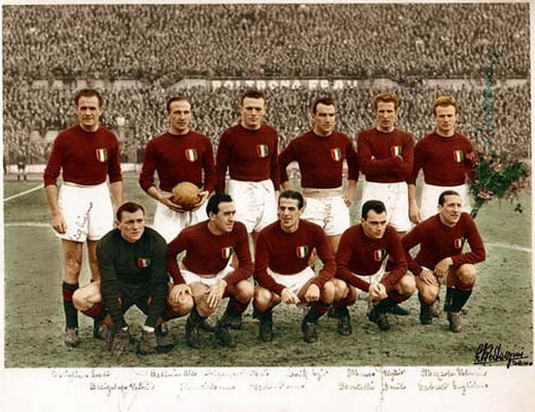 number of scudetti at the time of the superga tragedy: juventus 7 torino 6 since the superga tragedy: juventus 29 torino 1 the greatest team in the history of italian football crashed into a mountain and tore the fabric of the football space-time continuum rip grande torino