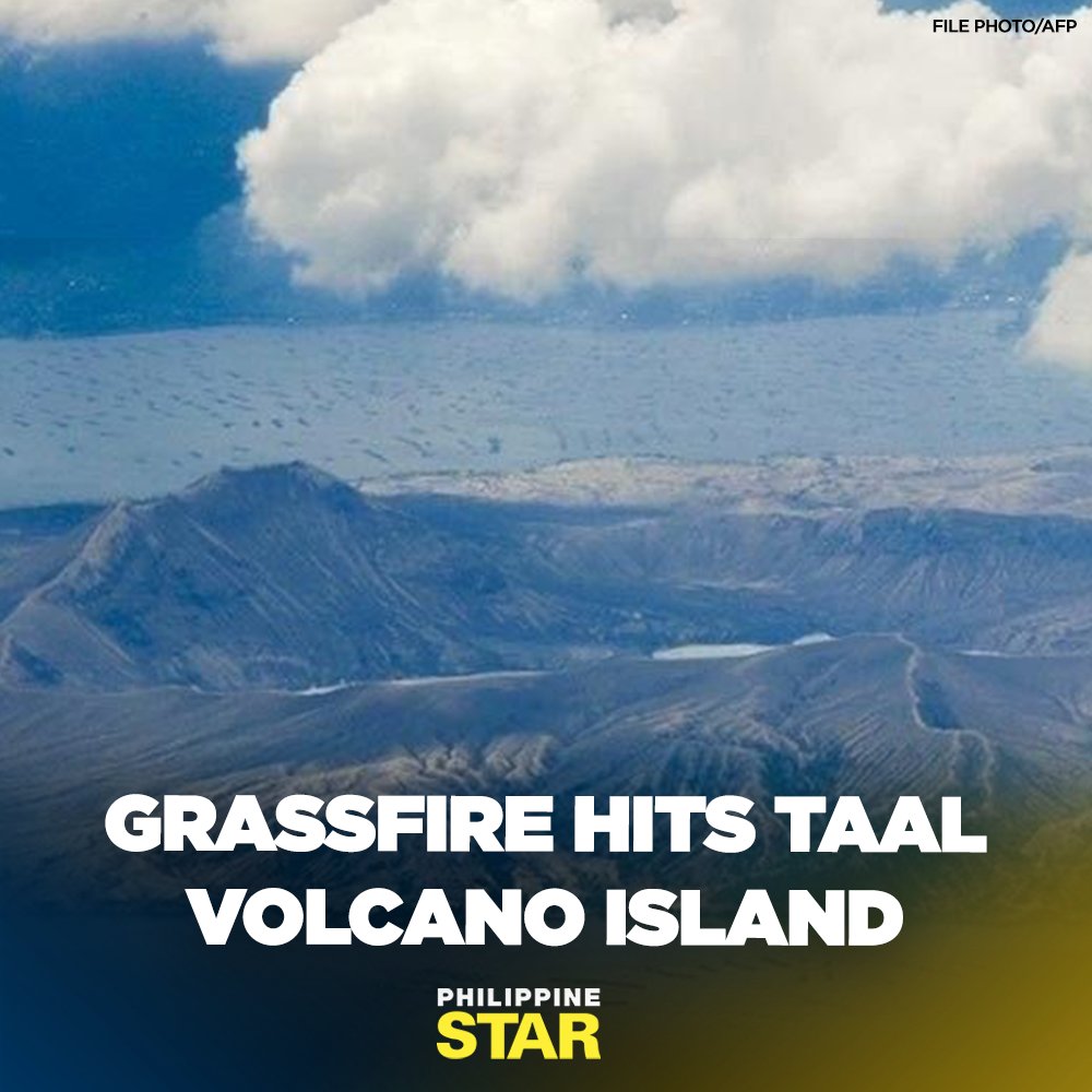 A grassfire hit Taal Volcano island on Thursday night, according to the Philippine Institute of Volcanology and Seismology. philstar.com/nation/2024/05…