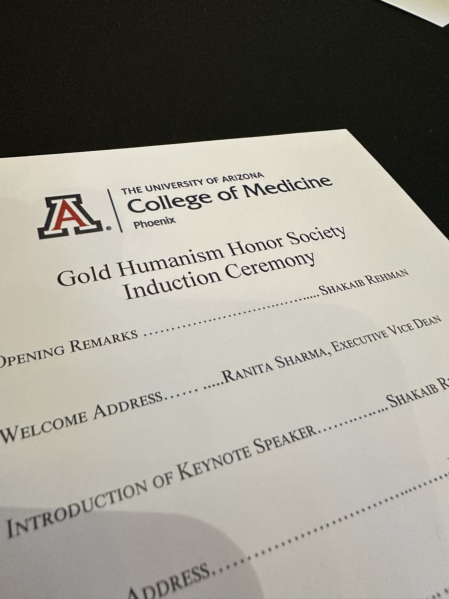 R3 Kayla Caruso was selected by @uazmedphx students for induction into the @GoldFdtn Honor Society! ⭐️