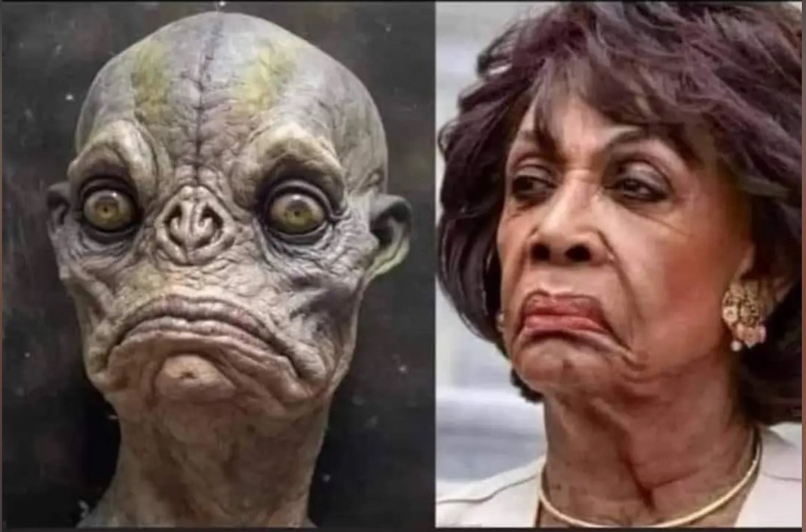 Whoever does Maxine Waters’ makeup deserves a raise 😆
