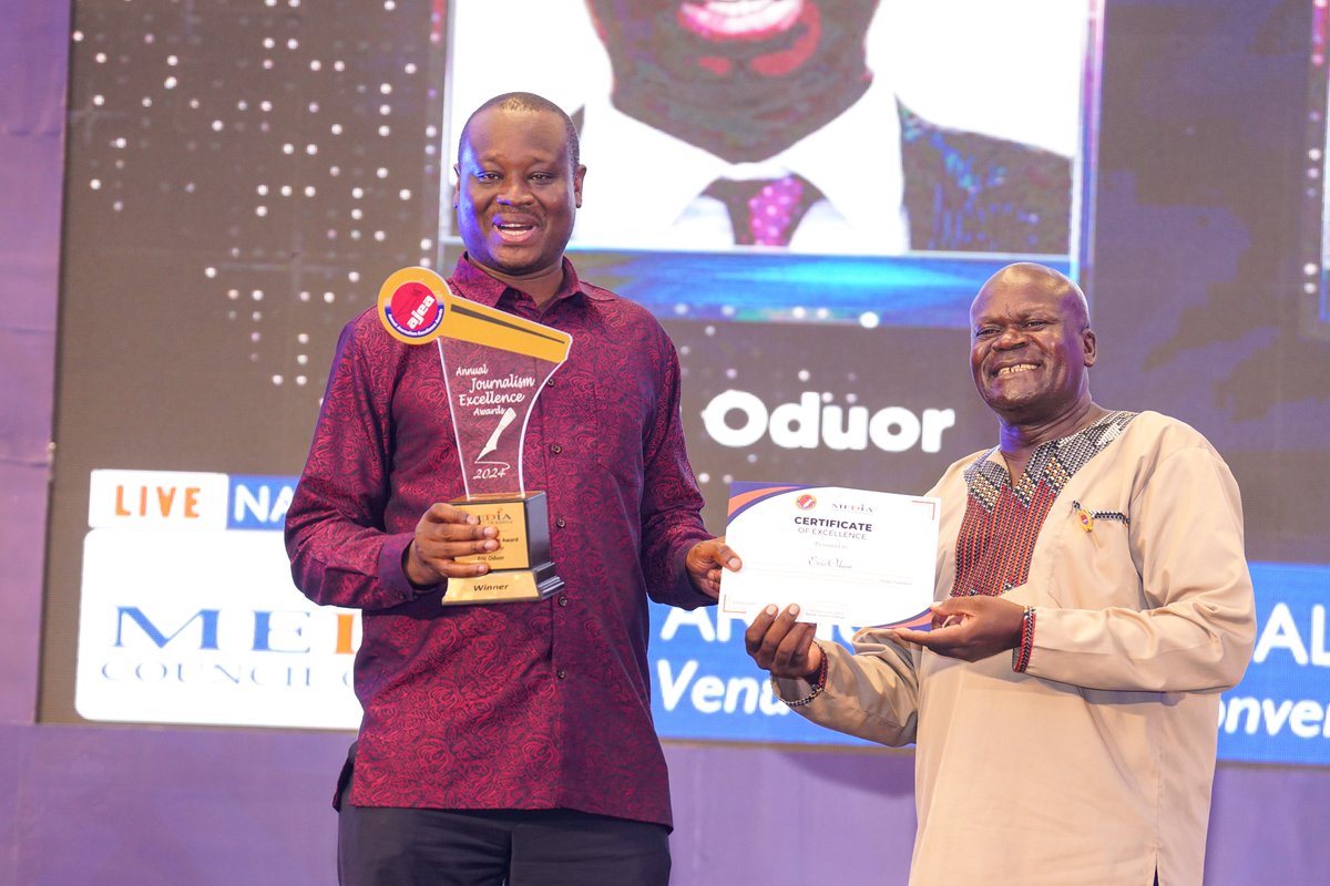 <a href="/sifafmmarsabit/">Sifa Fm Marsabit</a> <a href="/NationMediaGrp/">Nation Media Group</a> <a href="/ScienceAfrica5/">Science Africa</a> <a href="/MeMachuki/">Denson Machuki</a> <a href="/radioJangwani/">Radio jangwani</a> <a href="/NginaKirori/">NginaKirori</a> <a href="/HellenShikandah/">Hellen Shikandah</a> <a href="/joy_kirigia/">Miss K</a> <a href="/SamMunia/">Sam Munia</a> <a href="/AfUncensored/">Africa Uncensored</a> <a href="/jageyo/">Joe Ageyo</a> <a href="/GeorgeAjowi/">George Ajowi</a> <a href="/RFI/">RFI</a> <a href="/ItsAmeli_Eugene/">Eugene Ameli</a> <a href="/ItsAnchorBay/">Anchor</a> <a href="/StandardKenya/">The Standard Digital</a> <a href="/Mactilda_M/">Mactilda Mbenywe</a> <a href="/ogetta_daniel/">🅳🅰🅽🅸🅴🅻 🅾🅶🅴🆃🆃🅰</a> <a href="/MicKwena/">Michael Kwena</a> <a href="/WaihigaMwaura/">Waihiga Mwaura</a> <a href="/IsaacWaihenya/">Isaac Waihenya</a> <a href="/MongabayOrg/">Mongabay</a> <a href="/NETFUNDkenya/">NETFUND</a> <a href="/naturaljustice/">Natural Justice</a> <a href="/VictorWetende/">Victor Wetende</a> <a href="/tv47news/">TV47</a> <a href="/SammyMuraya/">Sammy Muraya</a> <a href="/_lulufmradio/">LULU FM RADIO</a> <a href="/Sharon_Baranga/">Sharon Barang'a</a> <a href="/CCTVAfrica/">CCTV Africa</a> <a href="/Karanja_Ibrah/">Ibrahim Karanja.</a> <a href="/raquel_muigai/">raquelmuigai</a> <a href="/katibainstitute/">Katiba Institute</a> <a href="/Kevinmabonga1/">Kevin Mabonga</a> <a href="/HospitalBomu/">Bomu Hospital</a> <a href="/DeWangira/">Dorcas O! Wangira</a> <a href="/shirokiambo/">Carolyne Kiambo Jotham</a> <a href="/BBCAfrica/">BBC News Africa</a> <a href="/Lina_Mwamachi/">@Lina Mwamachi🦅</a> <a href="/ReutersAfrica/">Reuters Africa</a> <a href="/tmukoya2002/">Thomas Mukoya</a> <a href="/SmritiVidyarthi/">Smriti Vidyarthi</a> <a href="/jaynegatwiri/">Jane Gatwiri</a> <a href="/kmakenya/">Kenya Maritime Authority official</a> For the unwavering dedication to pushing the boundaries of media freedom in Kenya, award for Media Freedom goes to... #AJEA2024