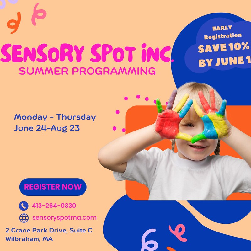🧠 Sensory SpOT in Wilbraham, MA, offers summer groups for ages 3-12. 🎨 Creative art, STEM, and social-emotional development. More info: conta.cc/4adAhvi

#SummerLearning #STEM #WesternMass