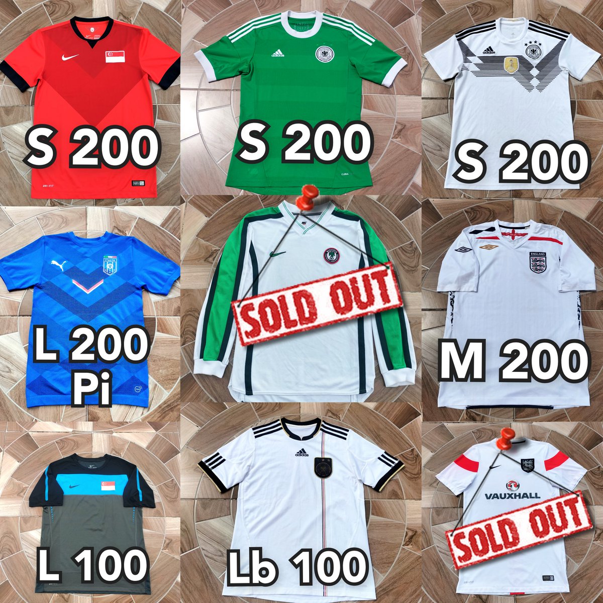 Cibonz7's tweet photo. #Jersey4sale @Jerseyforum @jerseysneil @jersey_ciamikk @RCJerseyOri 

Permisi ijin RT Min
Kondisi all excelent...
Size &amp; harga (Nett) tertera  di foto.. 

Detail bisa 
DM/Wa 082310143744
Tokped (free Ongkir) by request👇
https://t.co/3aKxTKVhNn

Ig: Jerseyorijambi 
Terima kasih https://t.co/qR3EcwKy8R