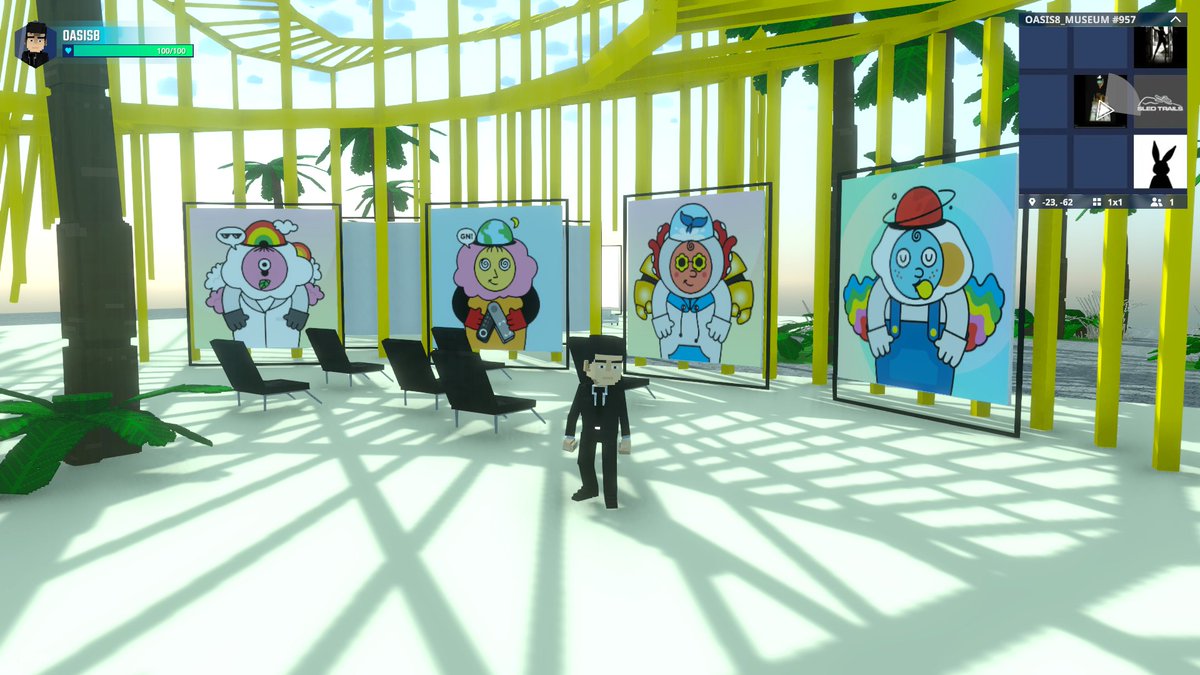 i_muwon's tweet photo. This is my sandbox experience. In this experience, Mocaverse NFT will be displayed. There are only a few on display at the moment, but I plan to fill them all.
@TheSandboxGame @MocaverseNFT @landz_nft https://t.co/OZPk7ZGDx5