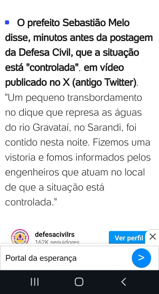 laranja108's tweet photo. E a população em risco ainda tem que lidar com o negacionismo de Melo e sua corja.
A mesma fake news da ração de cachorro que elegeu esse monstro para a pref de #PortoAlegre #mudancaclimatica https://t.co/3LyklZvP5J