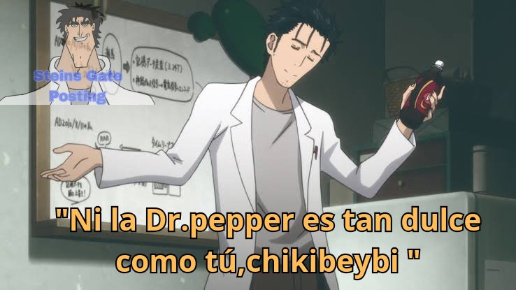 GateShitposting's tweet photo. Les voy a ser sincero, nunca hice tantos memes como dije,(otra vez se me están acabando o una de altiro ni dan risa)
#steinsgate #steinsgateedit #steinsgate0
#labmember https://t.co/UgcIOlwiZW