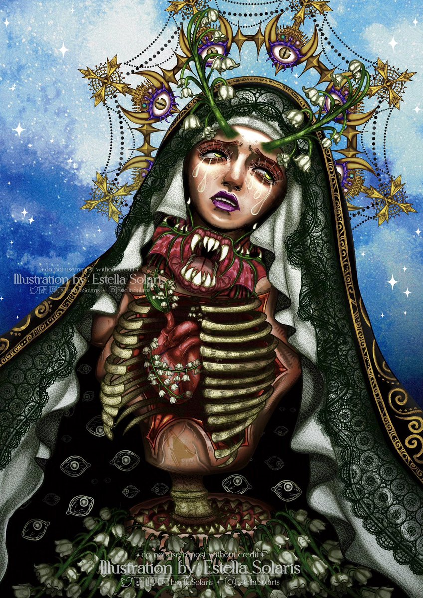 estellasolaris's tweet photo. Our Lady Lily of the Valley 🫀 https://t.co/rcyIWZZuTS