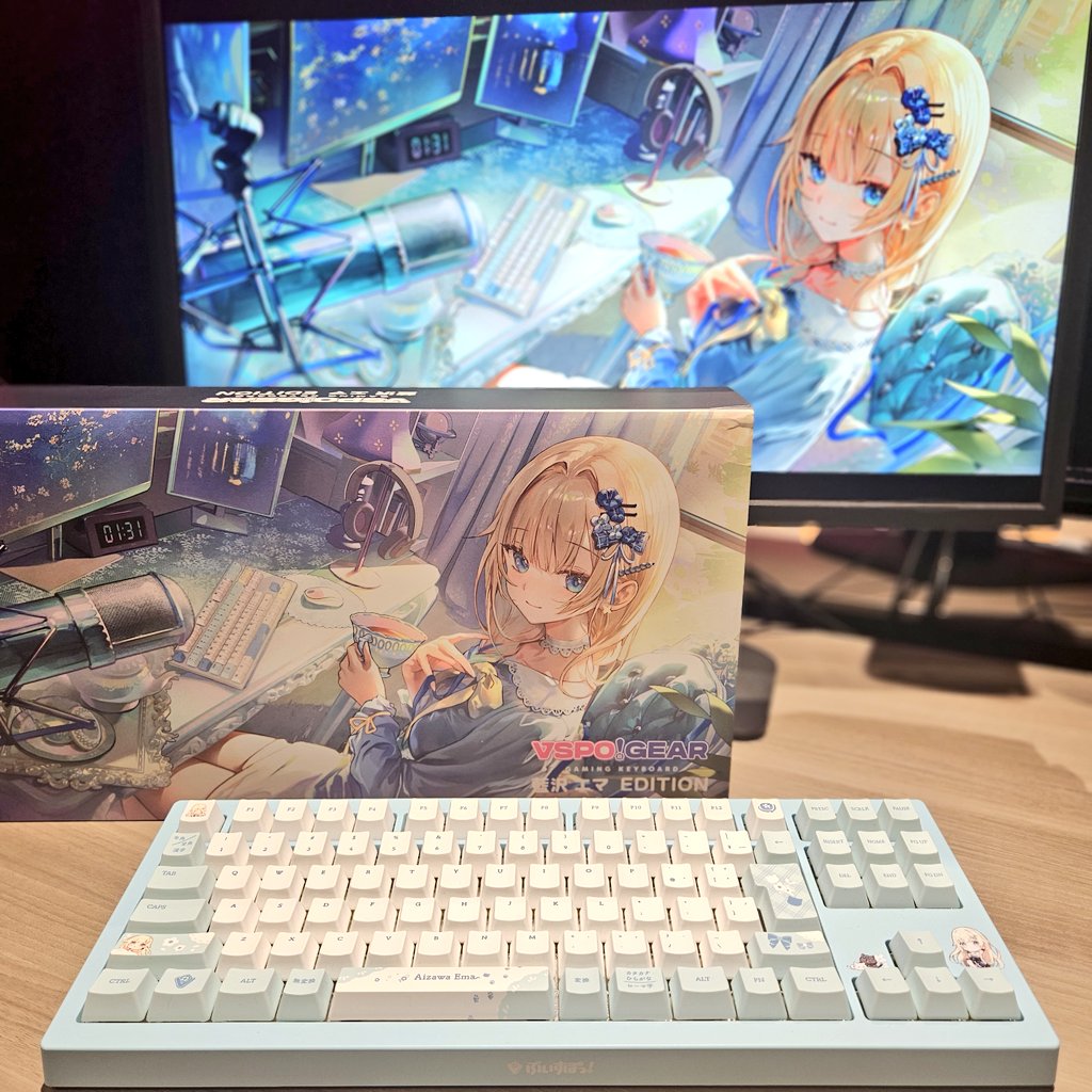 猫汰つな VSPO! GEAR 生々し ゲーミング キーボード 「ぶいすぽ」 猫汰つな VSPO! GEAR 生々し ゲーミング キーボード 「ぶいすぽ」