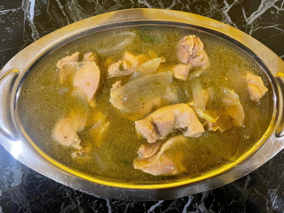 Today special @ Sri Mangalam Andra style chicken curry.