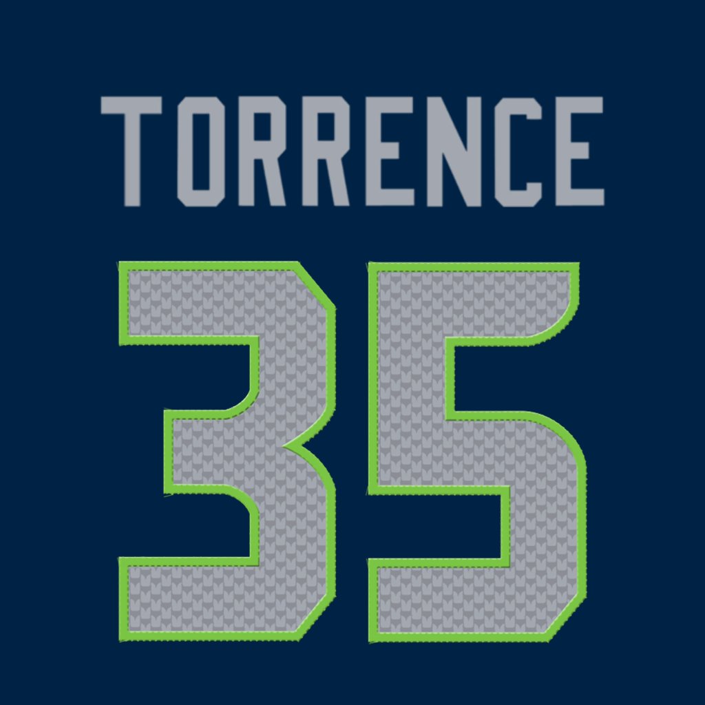 Seattle Seahawks DB Ro Torrence is wearing number 35. Last assigned to Joey Blount. #Seahawks