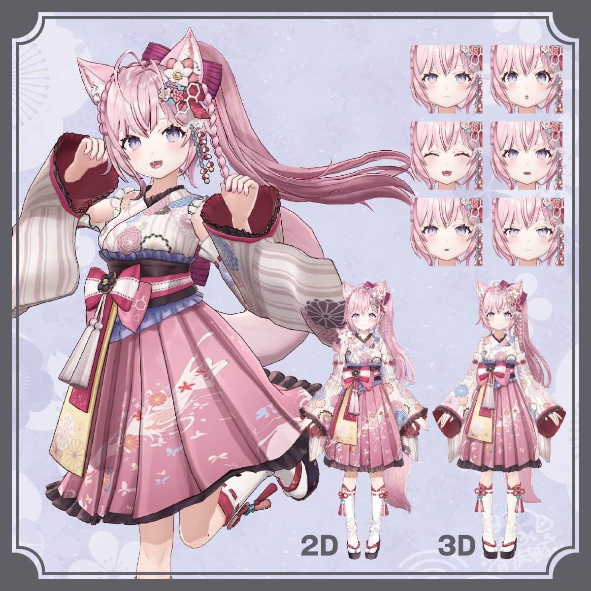 hnnkbuta's tweet photo. 博衣こよりちゃんのお正月衣装のファンメイド3Dモデルを制作しました！

#こよりすけっち #3DCG https://t.co/vdq9iUOrDv