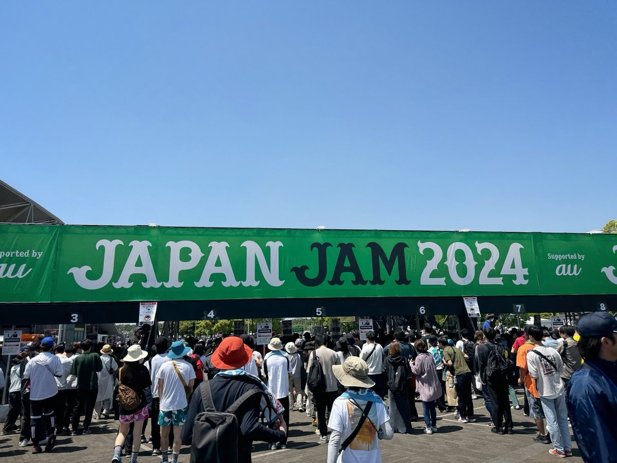 I'm at JAPAN JAM 2024 in 千葉市, 千葉県 swarmapp.com/yukeeei/checki…