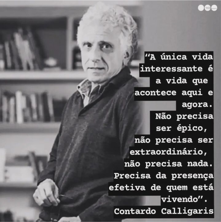 Sábio Contardo.

#contardocalligaris #martinsfontespaulista #amamoslivros #booklovers #instabooks #igliterário #aleituracontagia