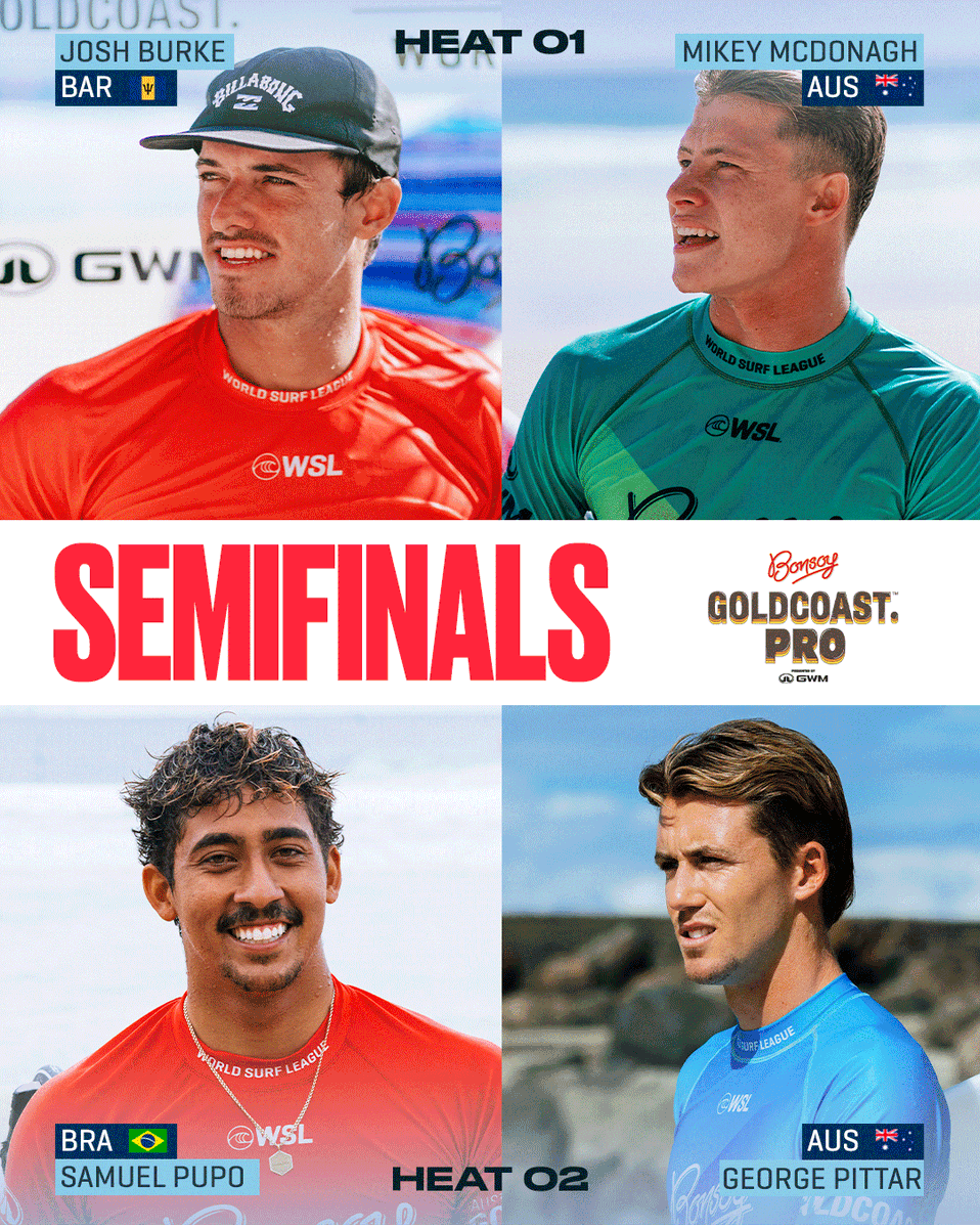 The Semi's are ON.⁣ ⁣ 📺 Now LIVE. @originalbonsoy #GoldCoastPro ⁣ ⁣