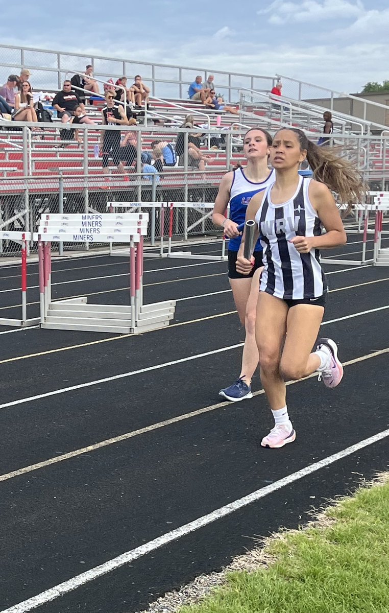 WRVTrack's tweet image. Congratulations to Alea Beck, Anneston Dunigan, Addy Morgan, and Molly Settles on being the GCI Champion in the 4x800m Relay this evening. @WRVwolverines