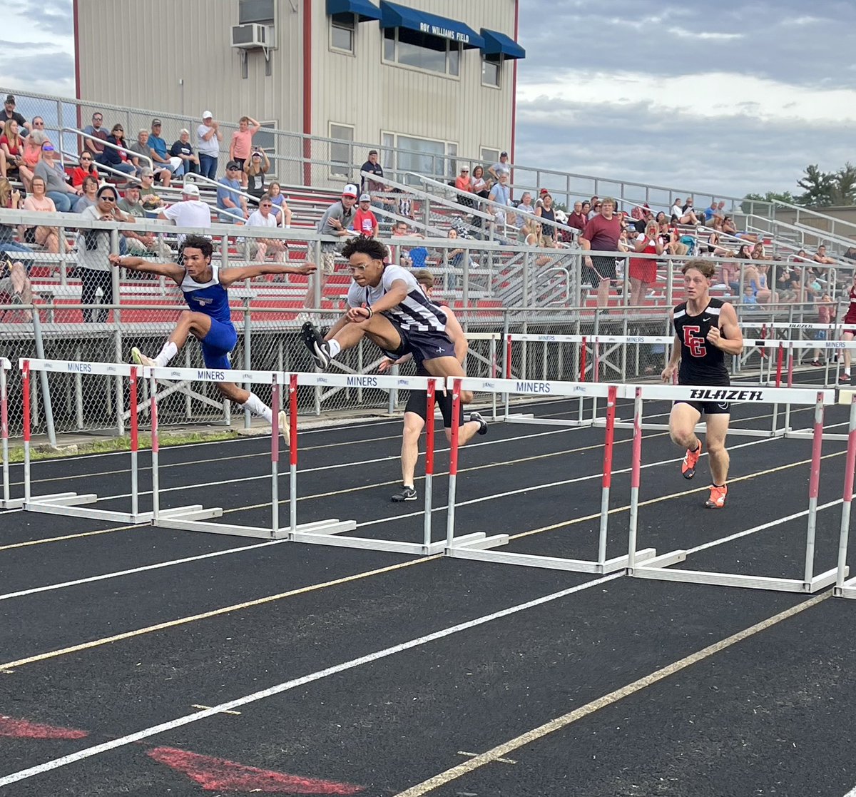 WRVTrack's tweet image. Congratulations to Noah Moore on being the GCI Champion in the 110m Hurdles this evening. @WRVwolverines
