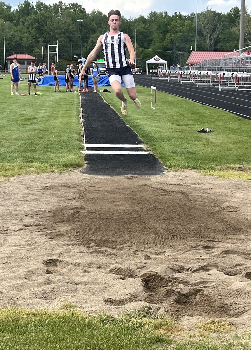 WRVTrack's tweet image. Congratulations to Max Hostetter on being the GCI Champion in Long Jump and High Jump this evening. @WRVwolverines