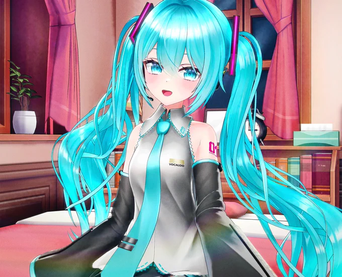 ミクさんとまったり#初音ミク 