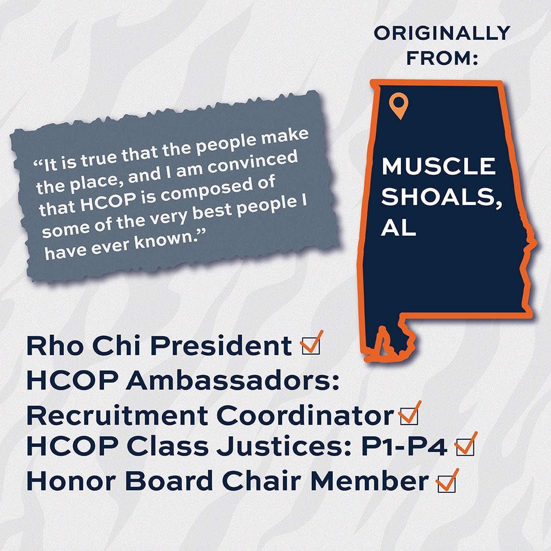 auhcop's tweet photo. The 2024 HCOP Commencement is set for Monday at 1 p.m.!

Leading the #Classof2024 will be Ryleigh Berry as the Muscle Shoals, Alabama native will serve as the ceremony's Graduation Marshal. 

Read more about Ryleigh and her experience at HCOP >>
https://t.co/qg1nPszzZC

#WarEagle https://t.co/fLgiGthKpt