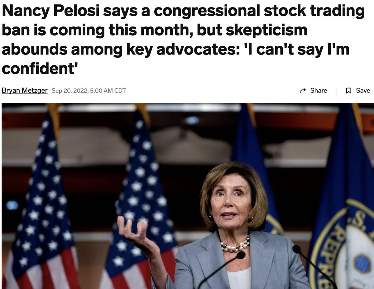 Nancy Pelosi just made $4.4M in the stock market in three days, per our net worth tracking. This is a real headline from 2022: