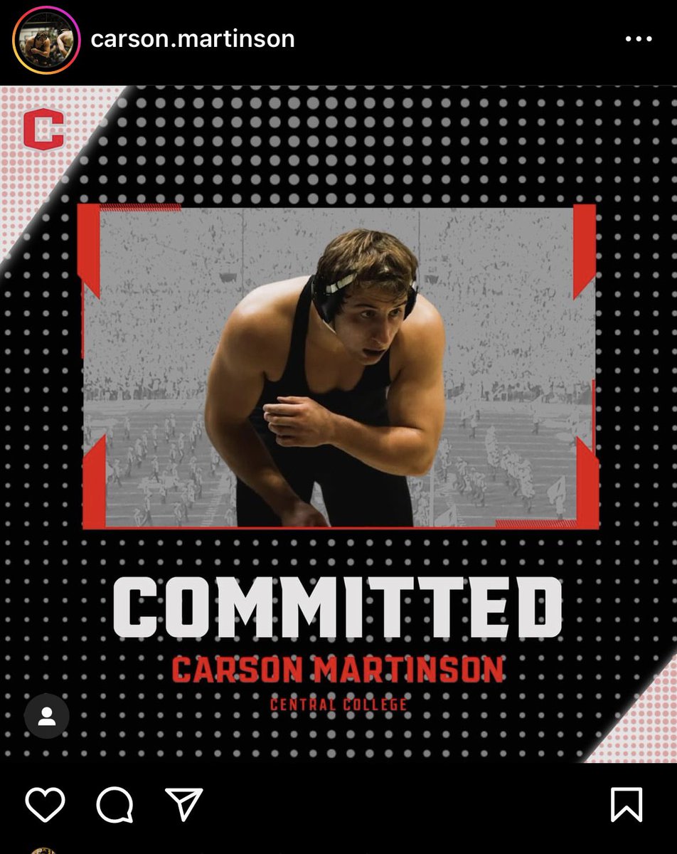 Emckown23's tweet photo. Both Carter and Carson Martinson have committed to Central College, per their Instagram. https://t.co/4Yv7qPTdcQ
