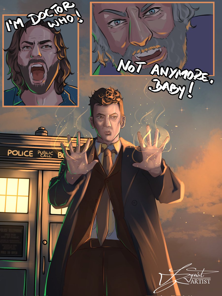'I'M DOCTOR WHO!'
'NOT ANYMORE BABY!!'
#doctorwho #14thDoctor