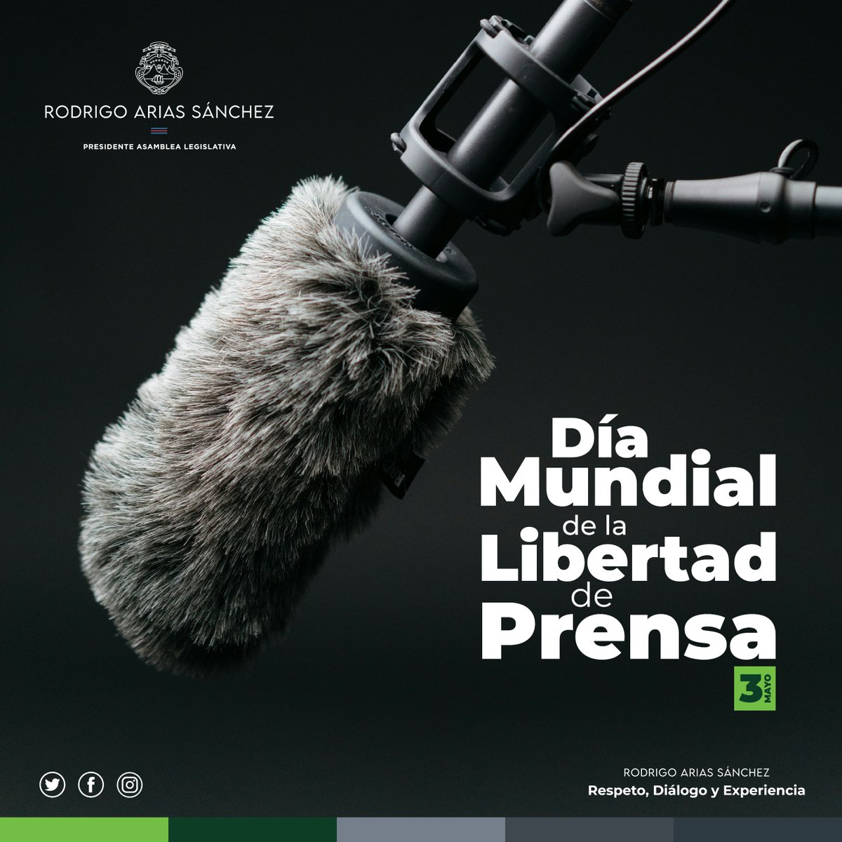 📢En Costa Rica, la libertad de prensa es esencial para nuestra democracia. Reconocemos desafíos, pero nos comprometemos a garantizar un ambiente propicio para un periodismo honesto y responsable. 
#LibertadDePrensa #PeriodismoResponsable