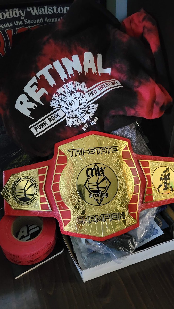 We just got great news at the office. Company owner <a href="/MaxwellClassic/">MaxwellClassic</a>, Crux owner <a href="/kerryawful/">“THE GARGOYLE” KERRY AWFUL B.S., M.S.</a>, and Retinal General Manager <a href="/CarmenMChilders/">Carmen Michael 🎙️</a> have put aside their differences in an effort to keep growing the Retinal brand.

This Summer, Retinal will adopt the <a href="/CruxWrestling/">𝐂𝐫𝐮𝐱 𝐖𝐫𝐞𝐬𝐭𝐥𝐢𝐧𝐠 𝐆𝐲𝐦 • 𝔈𝔰𝔱. 2017</a> Tri-State