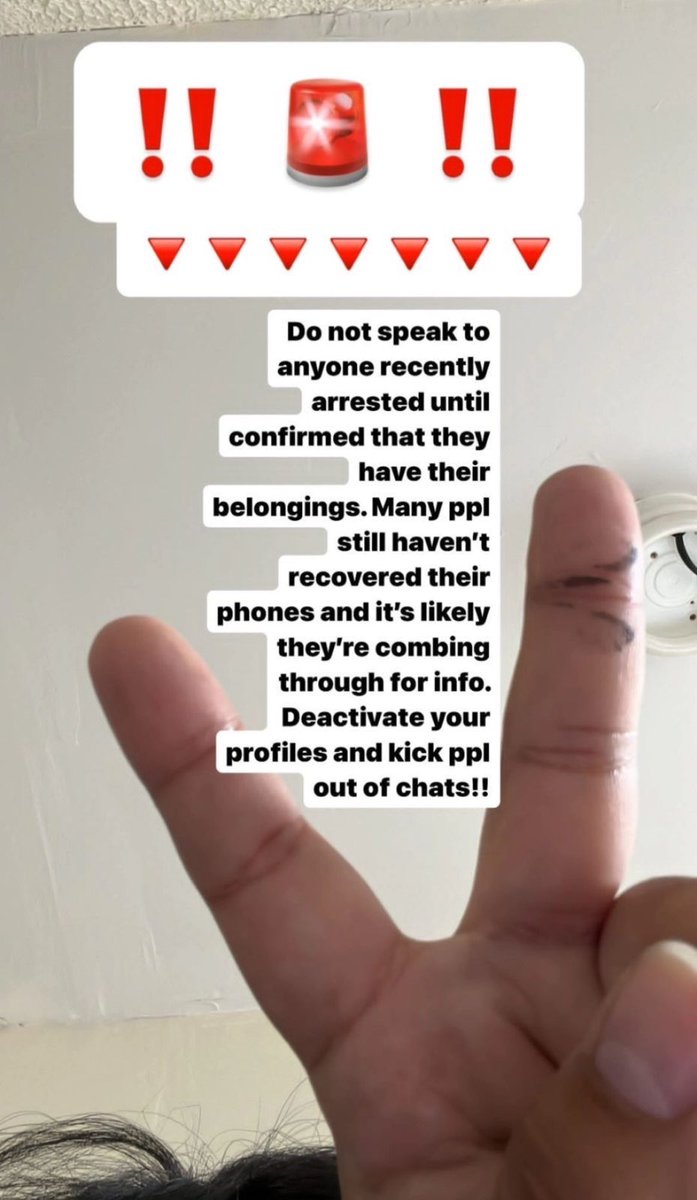 Students - this is important. You should take all necessary precautions to keep yourself and your classmates safe. Your opsec needs to be tighter than ever. If you need help getting something out, DM us or ask for signal. Don’t talk to anyone w/o talking to a lawyer, please