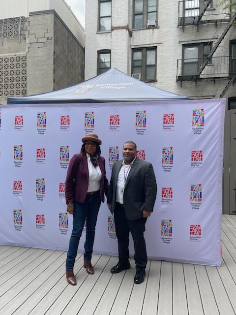 jillmarette99's tweet photo. Celebrating @samaritanny #Veterans Treatment program at 43rd Street #RibbonCutting for our new #RecoveryCorner space thanks to @ConstanceMarks. 

#meditation #recovery #relaxation #mentalhealthawareness
#WhereGoodLives  🧡❤️💚💙💛💜💗 https://t.co/BNdL1cwmi0
