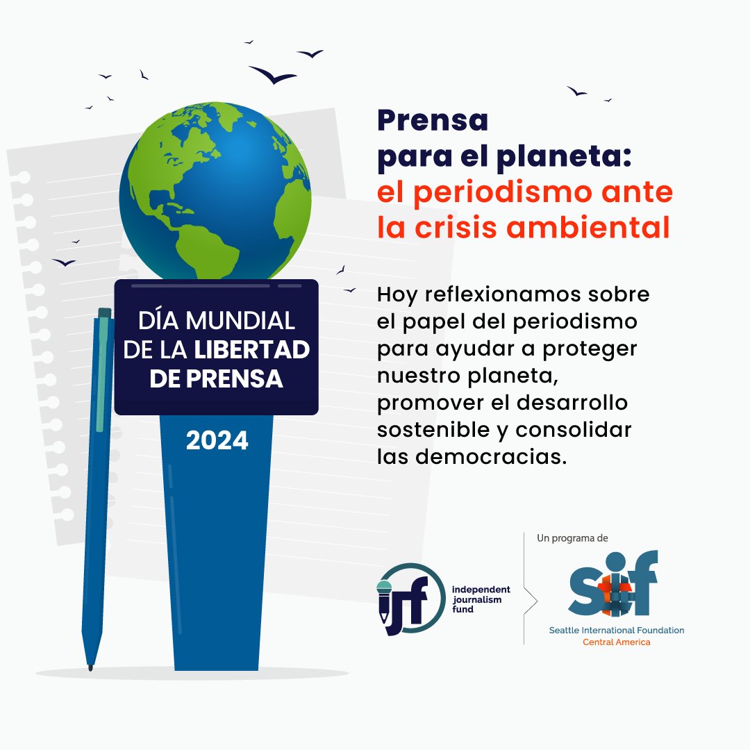 SeaIF's tweet photo. Apoyamos el importante papel que juegan la prensa, el periodismo, el acceso y la difusión de la información para garantizar un futuro sostenible que respete los derechos de las personas, su diversidad de voces y la igualdad de género.
#LibertadDePrensa #DMLP #WPFD2024 #DiaMundialDeLaLibertadDePrensa #WorldPressFreedomDay #periodismoindependiente #IJF