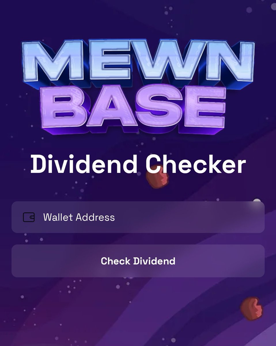 $MEWNB community! Dashboard is live, give it a try and show the space your reflections!

mewnbase.org

#ETH #BASE