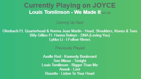 It's Louis Tomlinson night in Brussels! radiojoyce.com/stream/